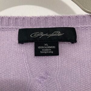 Christopher Fisher Lilac Cashmere Sweater